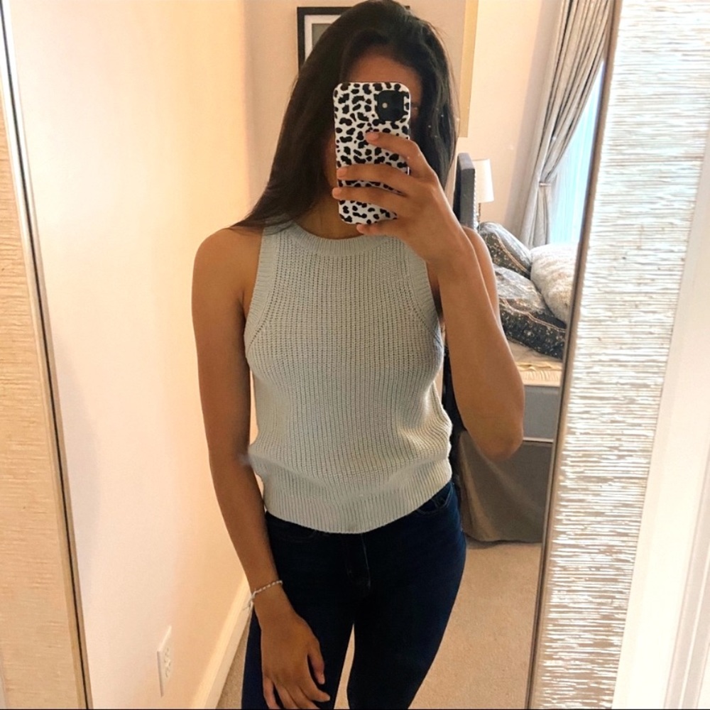 Sweater tank top